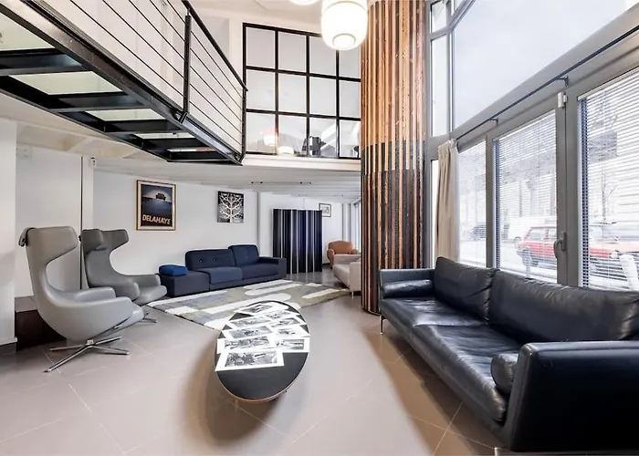 Modern Loft - Close To Eiffel Tower 아파트 *